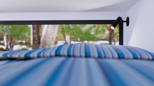 3D Render of a bedroom
