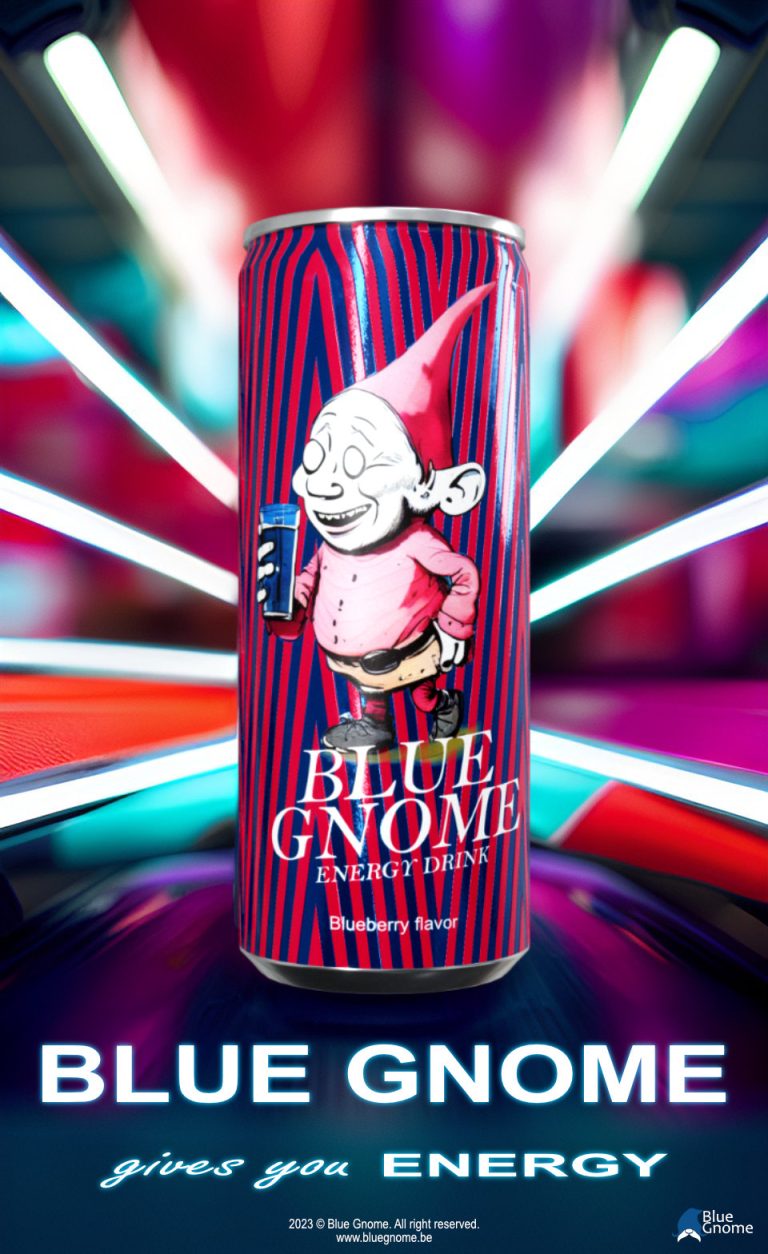 Blue Gnome Can poster