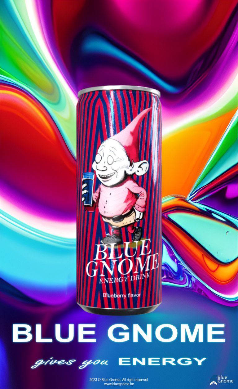 Blue Gnome Can poster