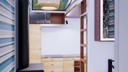 3D Render of a kitchen