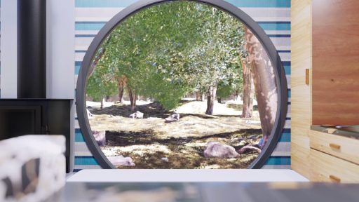 3D Render of an outdoor view